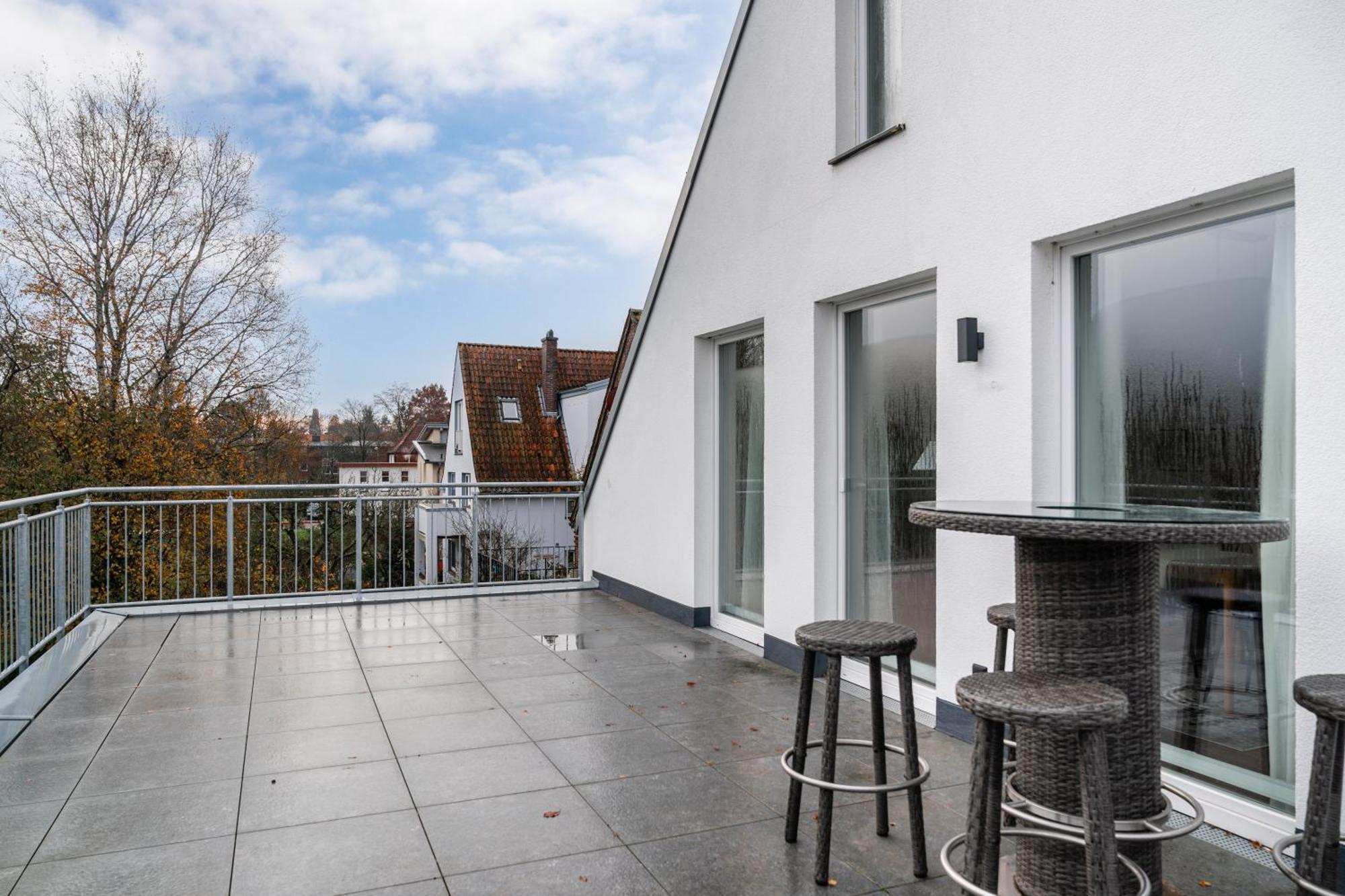 Appartamento Penthouse Am Marschweg Oldenburg Esterno foto
